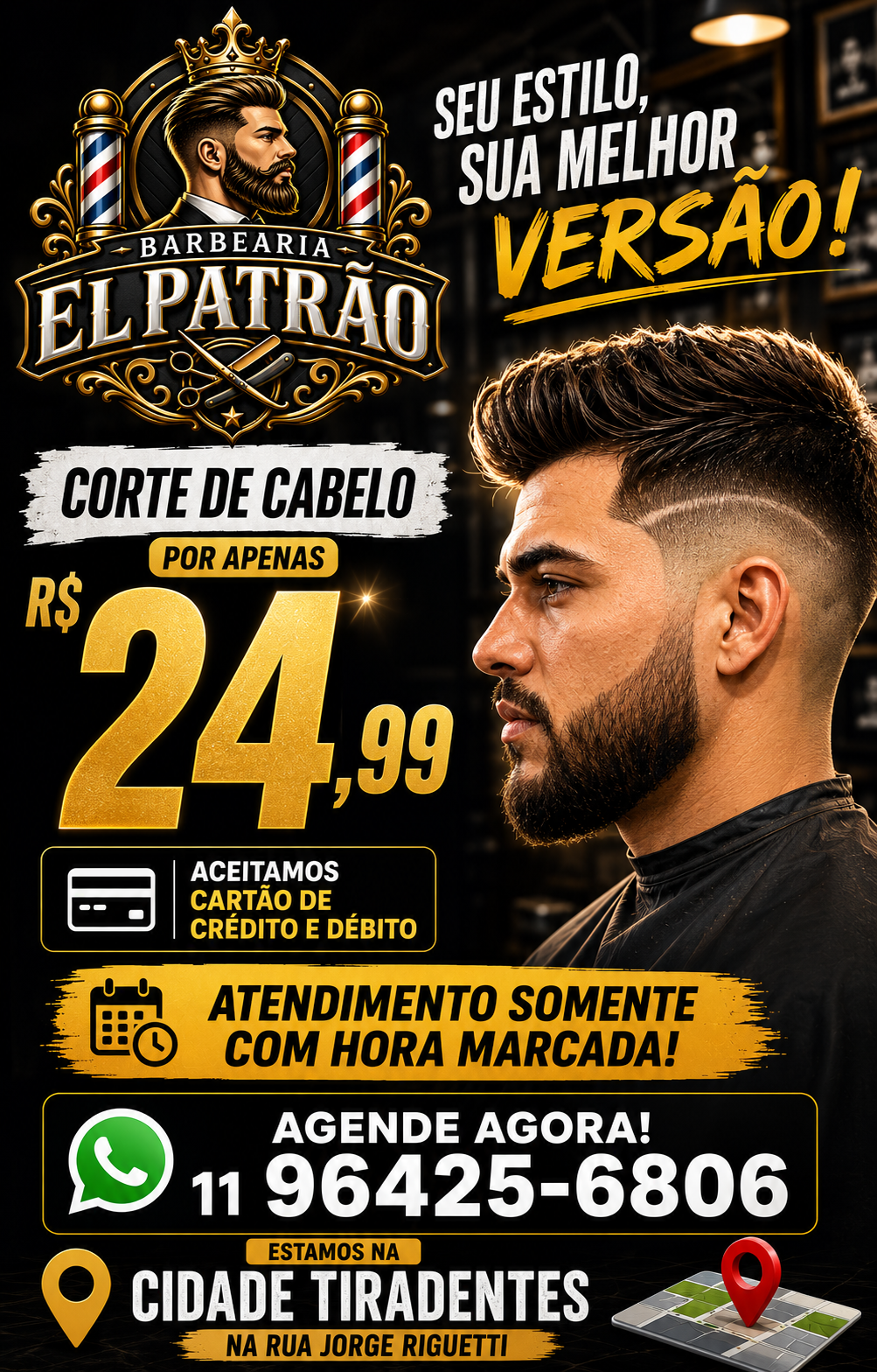 Oferta da Barbearia El Patrão